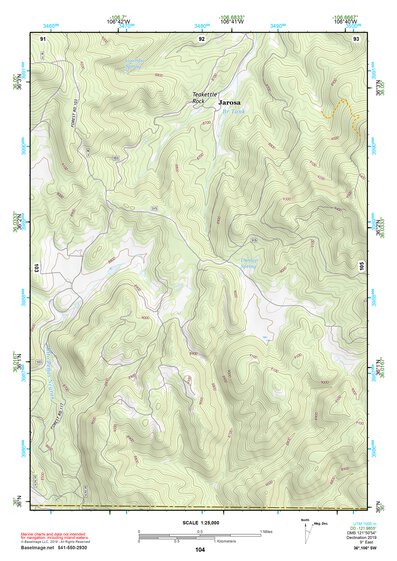 36106SW Page 104 Abiquiu Topo Preview 1
