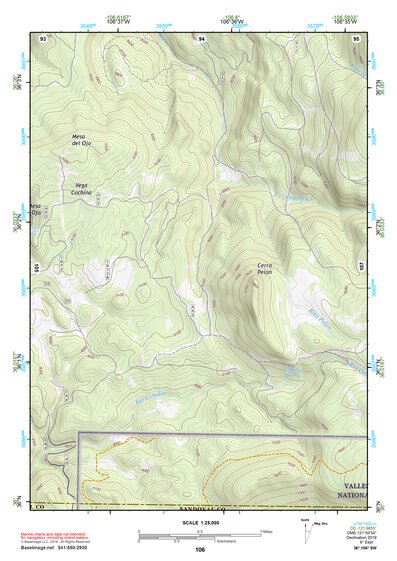 36106SW Page 106 Abiquiu Topo Preview 1