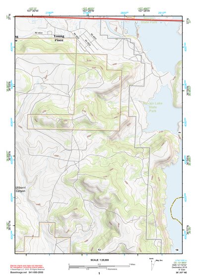 36107NE Page 1 Navajo Reservoir Topo Preview 1