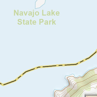 36107NE Page 2 Navajo Reservoir Topo Preview 2