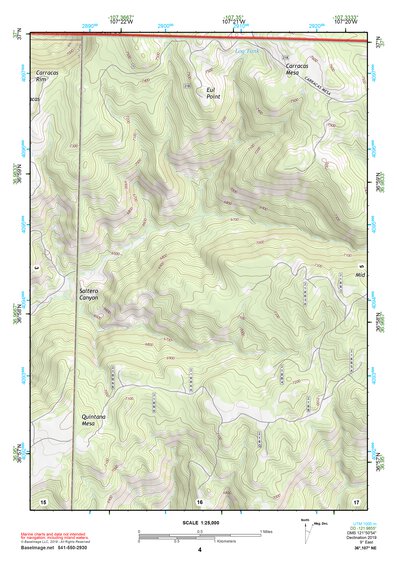 36107NE Page 4 Navajo Reservoir Topo Preview 1