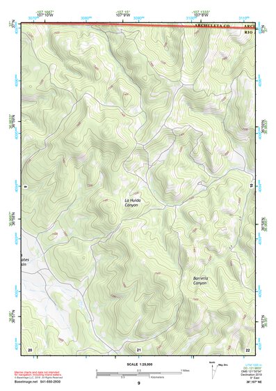 36107NE Page 9 Navajo Reservoir Topo Preview 1