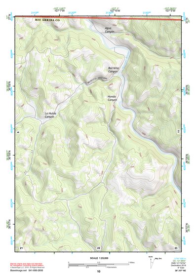 36107NE Page 10 Navajo Reservoir Topo Preview 1