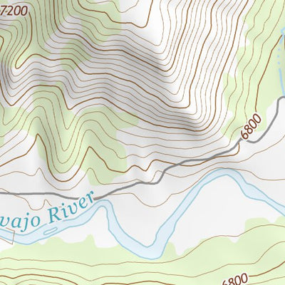 36107NE Page 12 Navajo Reservoir Topo Preview 2