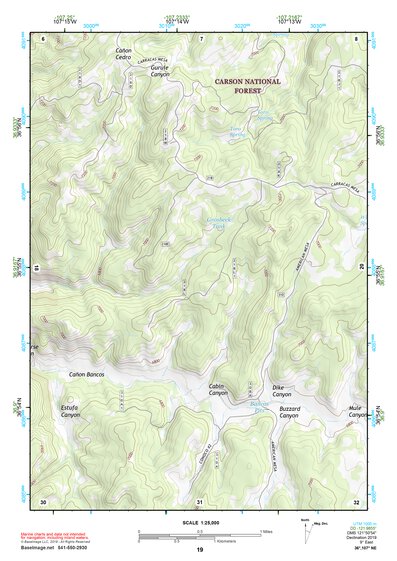 36107NE Page 19 Navajo Reservoir Topo Preview 1