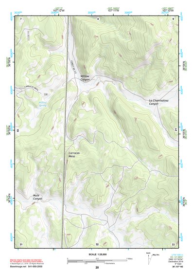 36107NE Page 20 Navajo Reservoir Topo Preview 1