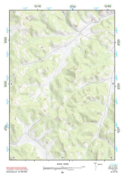 36107NE Page 22 Navajo Reservoir Topo Preview 1