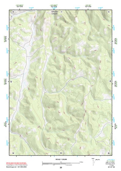 36107NE Page 23 Navajo Reservoir Topo Preview 1