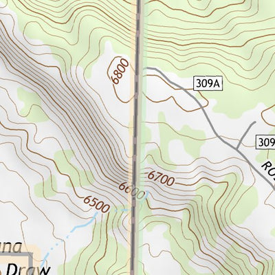 36107NE Page 28 Navajo Reservoir Topo Preview 3