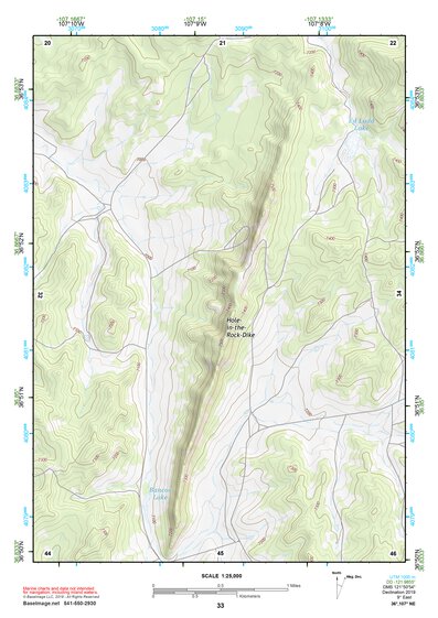 36107NE Page 33 Navajo Reservoir Topo Preview 1