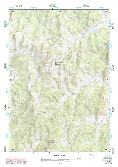 36107NE Page 35 Navajo Reservoir Topo Preview 1