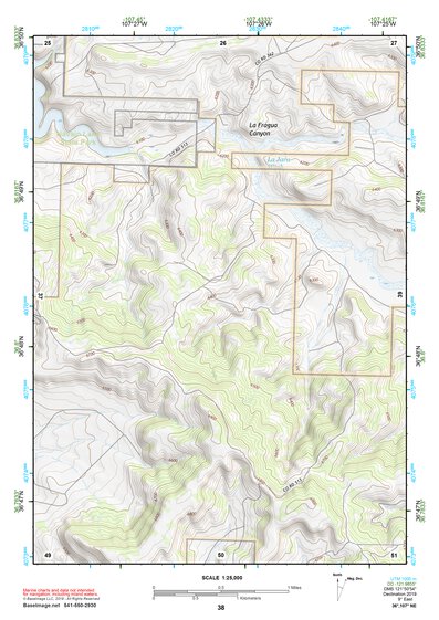 36107NE Page 38 Navajo Reservoir Topo Preview 1