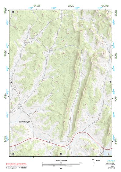 36107NE Page 46 Navajo Reservoir Topo Preview 1