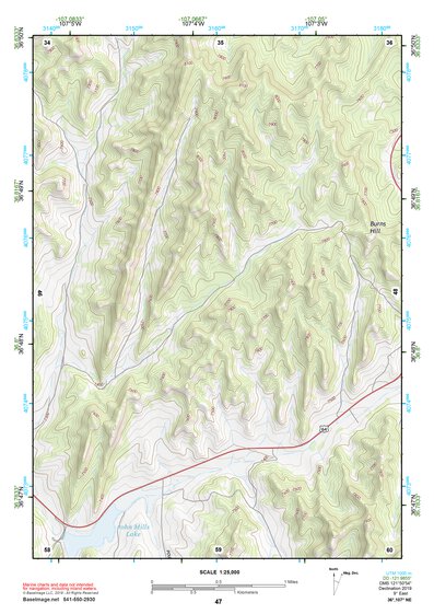 36107NE Page 47 Navajo Reservoir Topo Preview 1