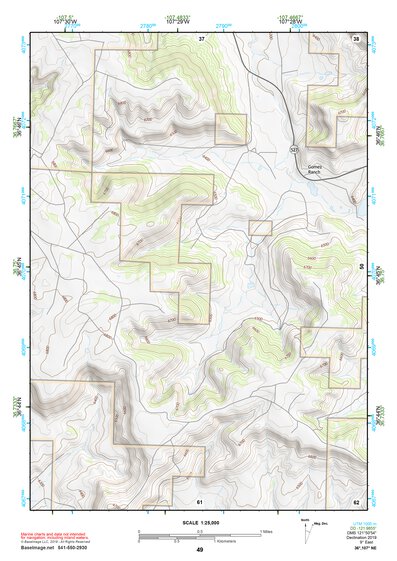 36107NE Page 49 Navajo Reservoir Topo Preview 1