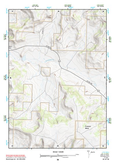 36107NE Page 50 Navajo Reservoir Topo Preview 1
