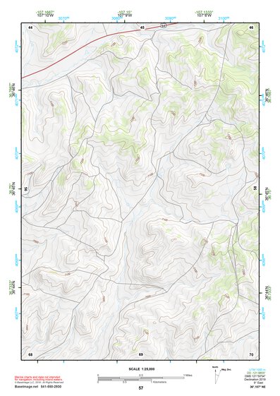 36107NE Page 57 Navajo Reservoir Topo Preview 1