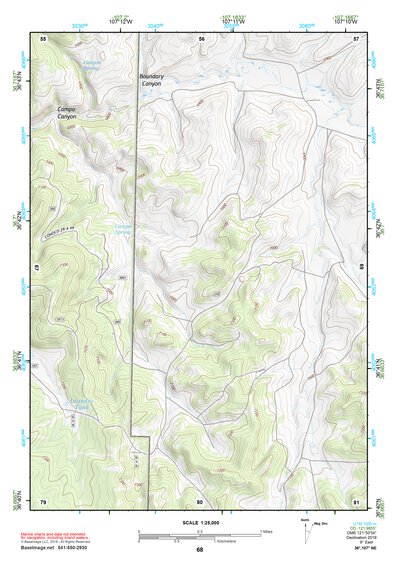 36107NE Page 68 Navajo Reservoir Topo Preview 1