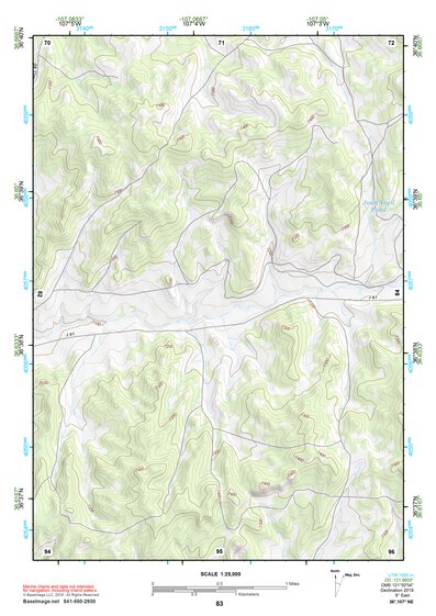 36107NE Page 83 Navajo Reservoir Topo Preview 1