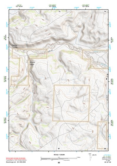 36107NE Page 85 Navajo Reservoir Topo Preview 1