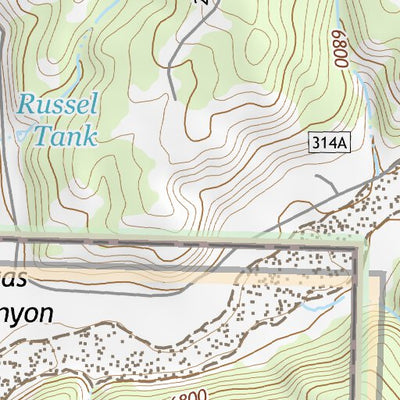 36107NE Page 90 Navajo Reservoir Topo Preview 2