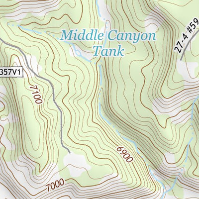 36107NE Page 90 Navajo Reservoir Topo Preview 3