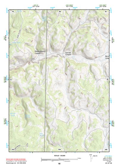 36107NE Page 92 Navajo Reservoir Topo Preview 1