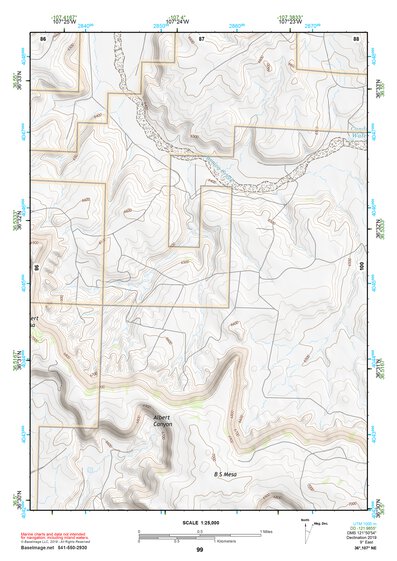 36107NE Page 99 Navajo Reservoir Topo Preview 1