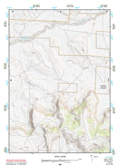 36107NE Page 100 Navajo Reservoir Topo Preview 1