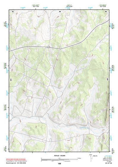 36107NE Page 106 Navajo Reservoir Topo Preview 1