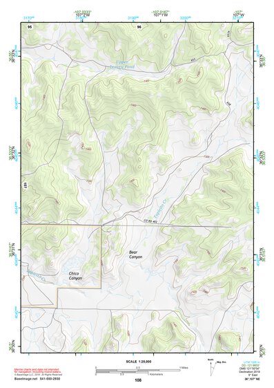 36107NE Page 108 Navajo Reservoir Topo Preview 1