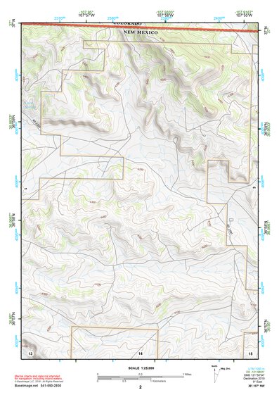 36107NW Page 2 Navajo Reservoir Topo Preview 1