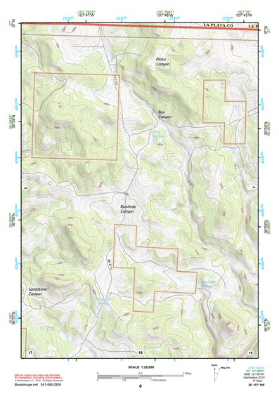 36107NW Page 6 Navajo Reservoir Topo Preview 1