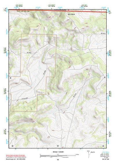 36107NW Page 11 Navajo Reservoir Topo Preview 1