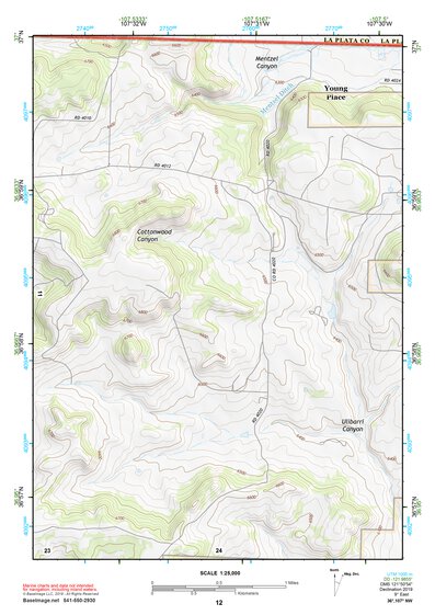 36107NW Page 12 Navajo Reservoir Topo Preview 1