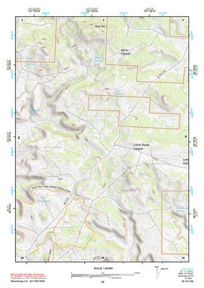 36107NW Page 17 Navajo Reservoir Topo Preview 1
