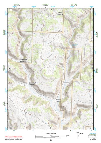 36107NW Page 19 Navajo Reservoir Topo Preview 1
