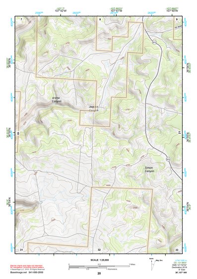 36107NW Page 20 Navajo Reservoir Topo Preview 1