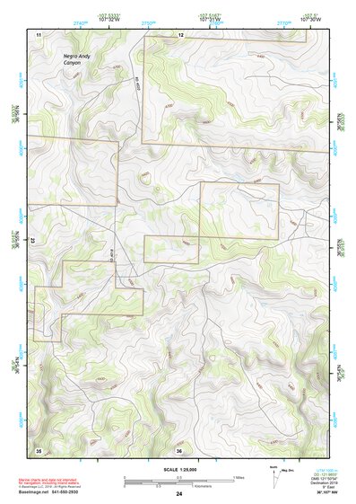 36107NW Page 24 Navajo Reservoir Topo Preview 1