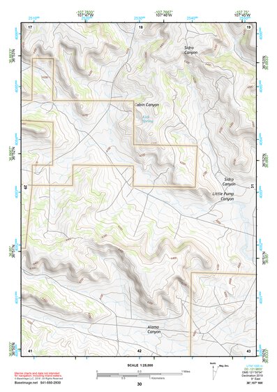 36107NW Page 30 Navajo Reservoir Topo Preview 1