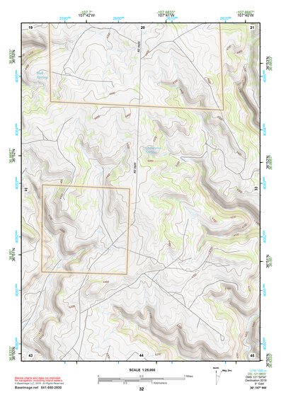 36107NW Page 32 Navajo Reservoir Topo Preview 1