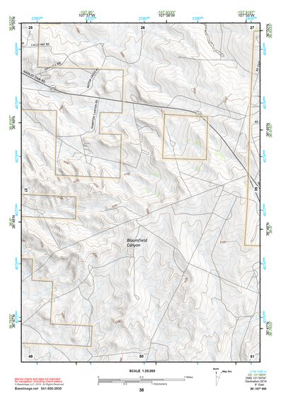 36107NW Page 38 Navajo Reservoir Topo Preview 1