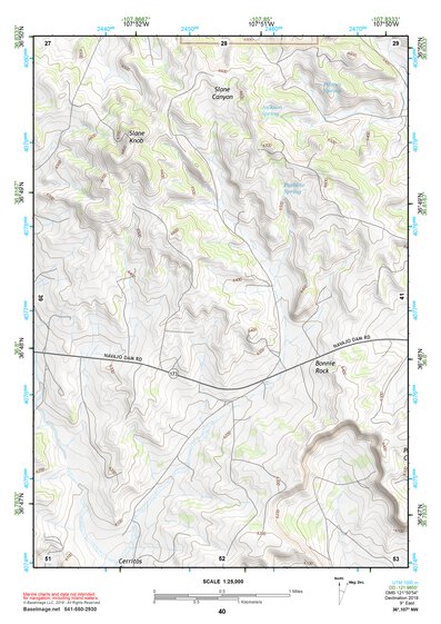 36107NW Page 40 Navajo Reservoir Topo Preview 1