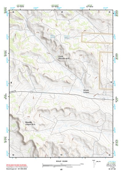 36107NW Page 41 Navajo Reservoir Topo Preview 1