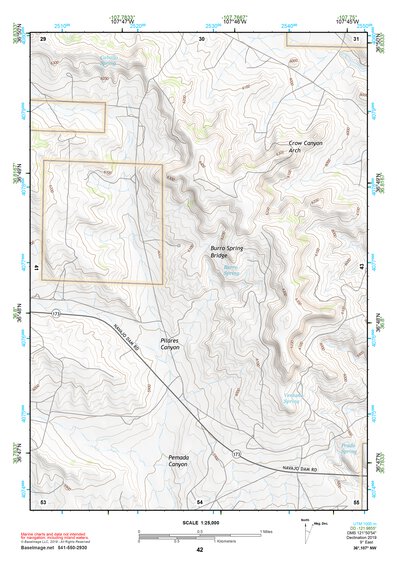 36107NW Page 42 Navajo Reservoir Topo Preview 1