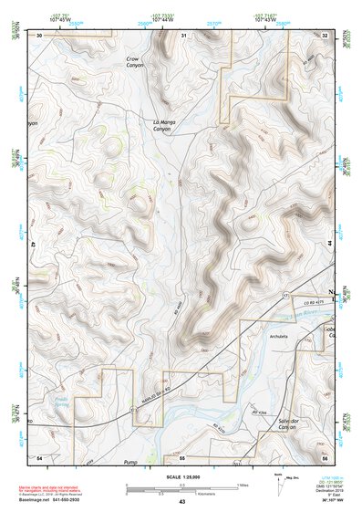 36107NW Page 43 Navajo Reservoir Topo Preview 1