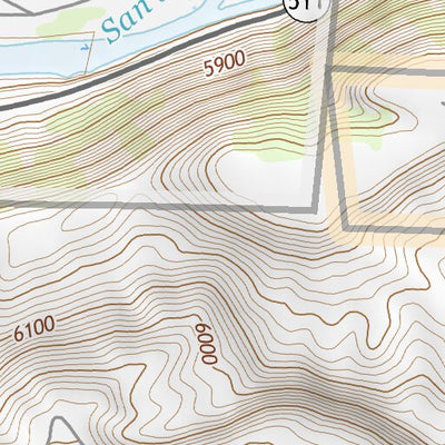 36107NW Page 44 Navajo Reservoir Topo Preview 3