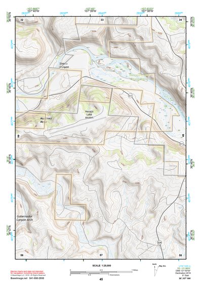 36107NW Page 45 Navajo Reservoir Topo Preview 1