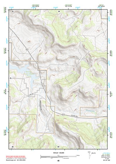 36107NW Page 48 Navajo Reservoir Topo Preview 1