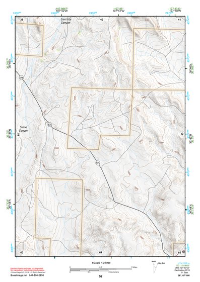 36107NW Page 52 Navajo Reservoir Topo Preview 1